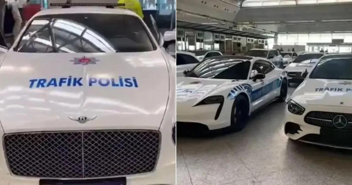 Турецкие полицейские будут патрулировать улицы на Porsche, Ferrari и Bentley