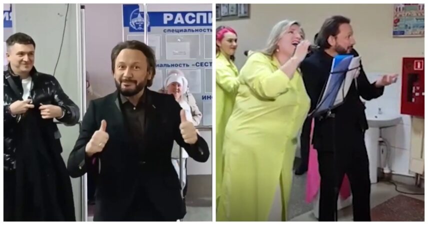 девушка поет в ресторане. поет в микрофон. шутки про вокал. жил был пес щас спою. а не спеть.