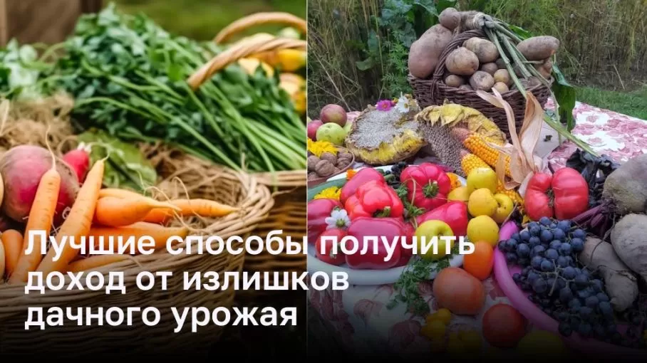 Секреты получения прибыли от продажи лишнего урожая с дачи