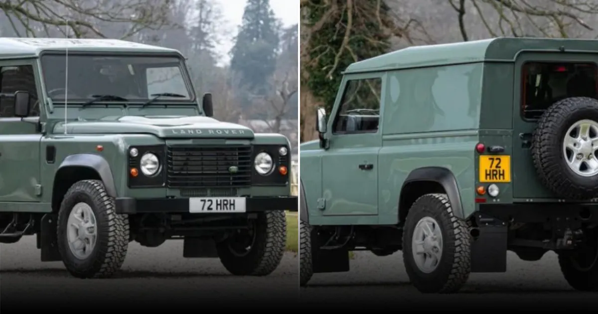 Редчайший Land Rover короля Чарльза продают с аукциона Редчайший Land Rover короля Чарльза продают с аукциона
