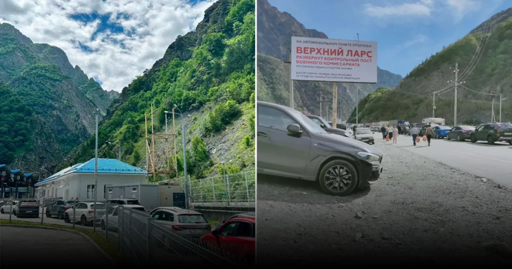 Пограничный переход «Верхний Ларс» не справляется с наплывом туристов