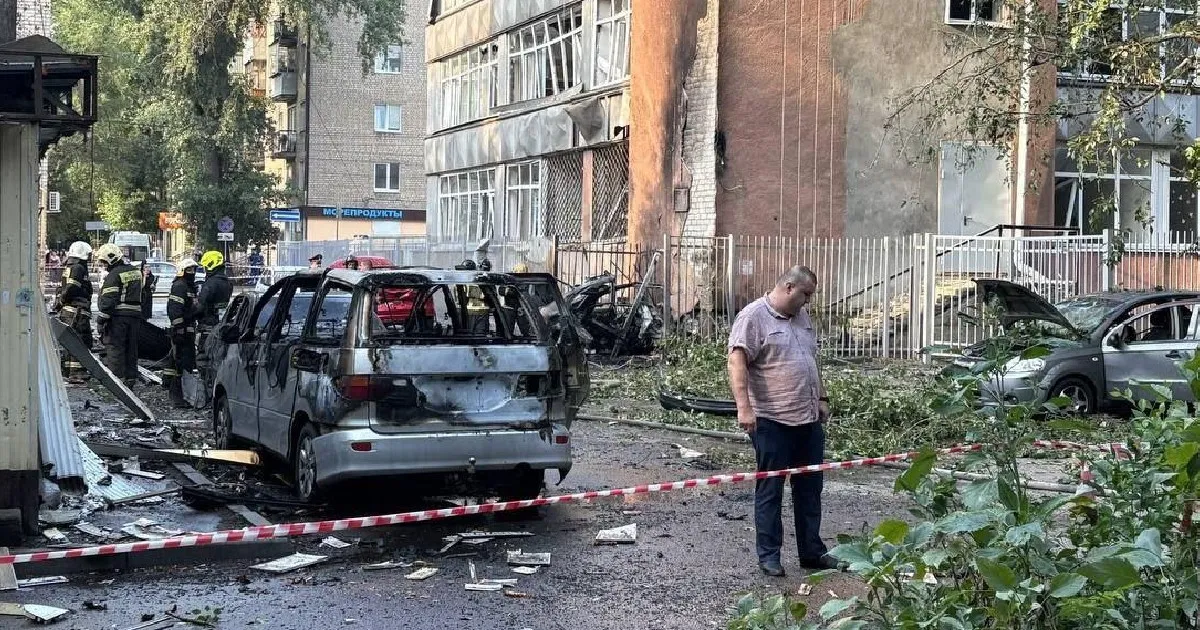 ВСУ атаковали многоэтажный дом в Воронеже ВСУ атаковали многоэтажный дом в Воронеже