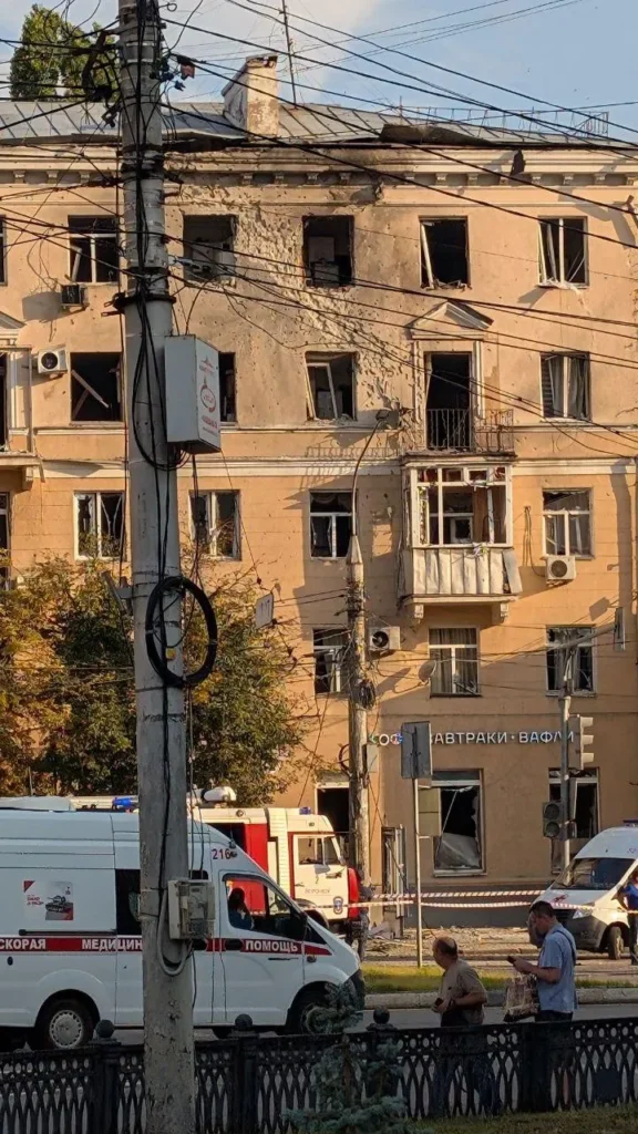 ВСУ атаковали многоэтажный дом в Воронеже