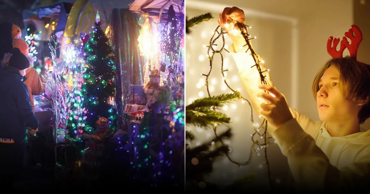 Опасность мерцающих гирлянд: как защитить зрение на Новый год