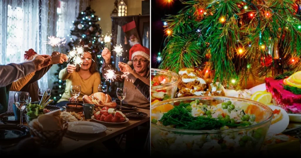 Россиянам дали советы, как избежать переедания при новогоднем застолье