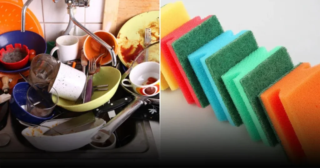 Пищевой технолог назвал скрытые угрозы, исходящие от губок для мытья посуды